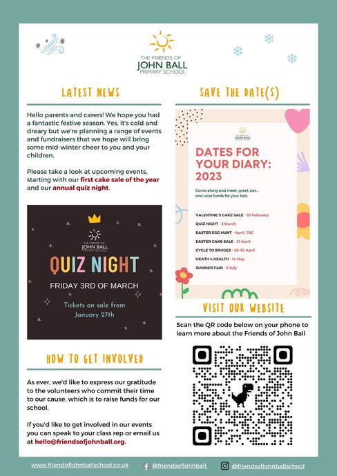 Newsletter: Cakes, cycling and a quiz to warm you up