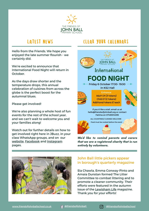 Latest news and 2023-2024 welcome message