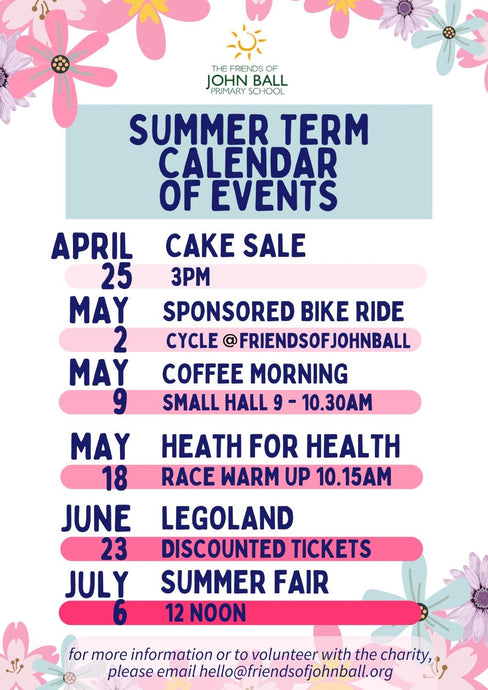 Dates for your Diary